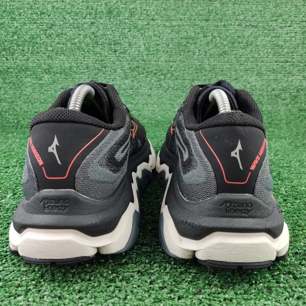 Mizuno Running Shoes Womens 10 Black Wave Horizon 6 J1GD242624‎ Stability Enerzy